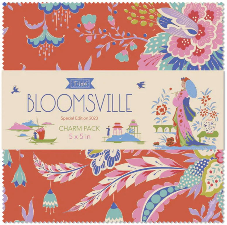 Bloomsville 5 inch Charm Pack by Tilda Fabrics | TIL300166