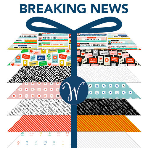 Breaking News Fat Quarter Bundle by Janine Vangool | BREAFATQ-X