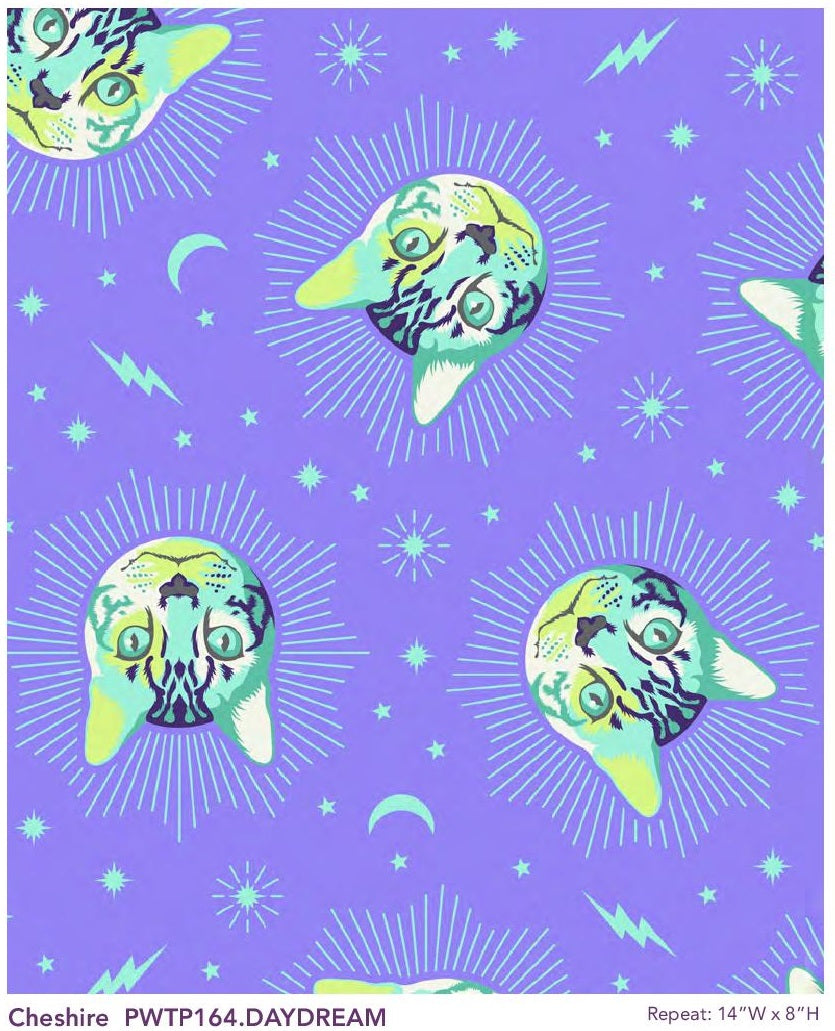Cheshire in Daydream - Curiouser & Curiouser by Tula Pink | PWTP164.DAYDR