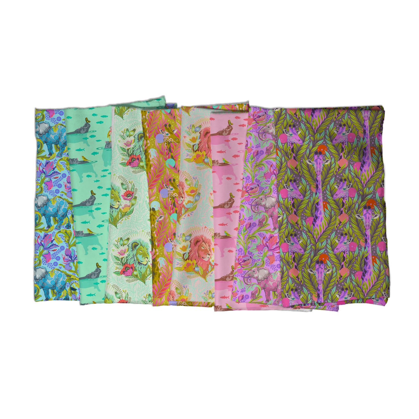 PREORDER - Everglow 8 piece Fat Quarter Bundle by Tula Pink | FB4FQTP.8EVERGLOW | Arriving 4/2023