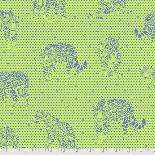 Daydreamer Lil Jaguars in Kiwi by Tula Pink | PWTP174.KIWI
