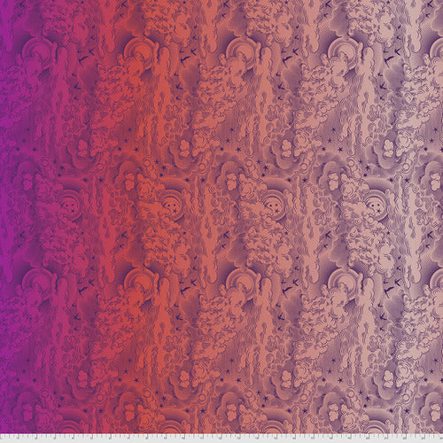 Daydreamer Little Fluffy Clouds in Dragonfruit by Tula Pink | PWTP177.DRAGONFRUIT