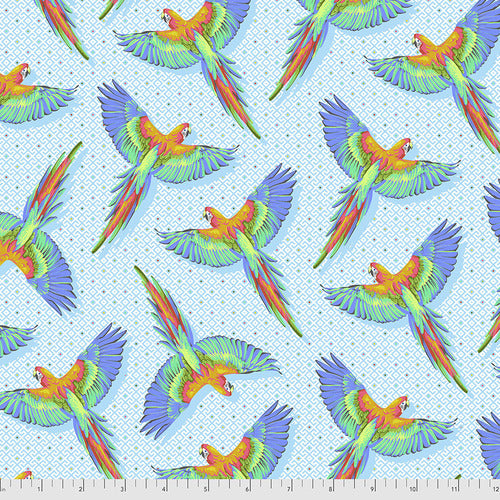 Daydreamer Macaw Ya Later in Cloud by Tula Pink | PWTP170.CLOUD