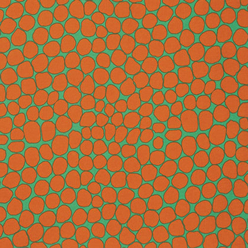 Jumble in Tangerine for Kaffe Fassett Collective | PWBM053.TANGE