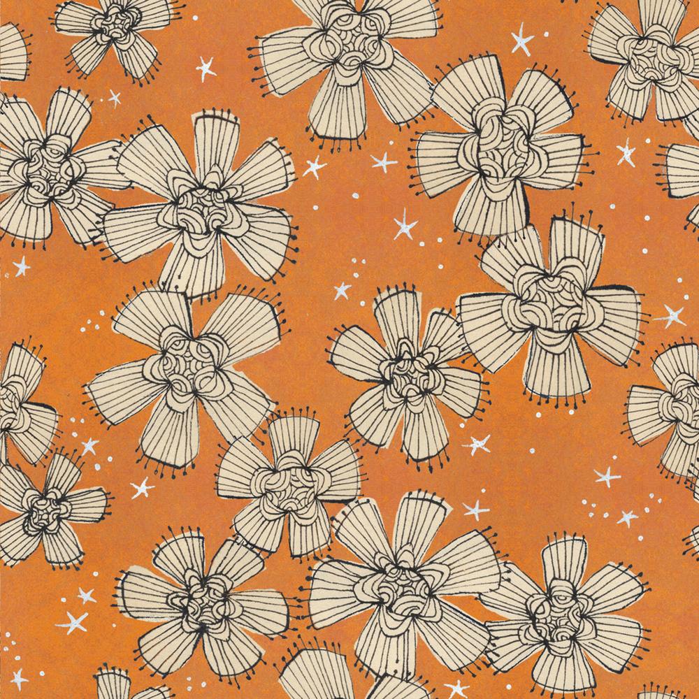 Nocturnal Bloom in Orange | Spirit of Halloween by Cori Dantini | PWCD004.XORANGE