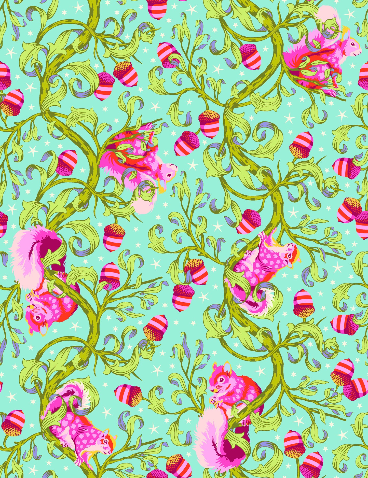 Oh Nuts! in Glimmer - Tiny Beasts By Tula Pink | PWTP179.GLIMMER