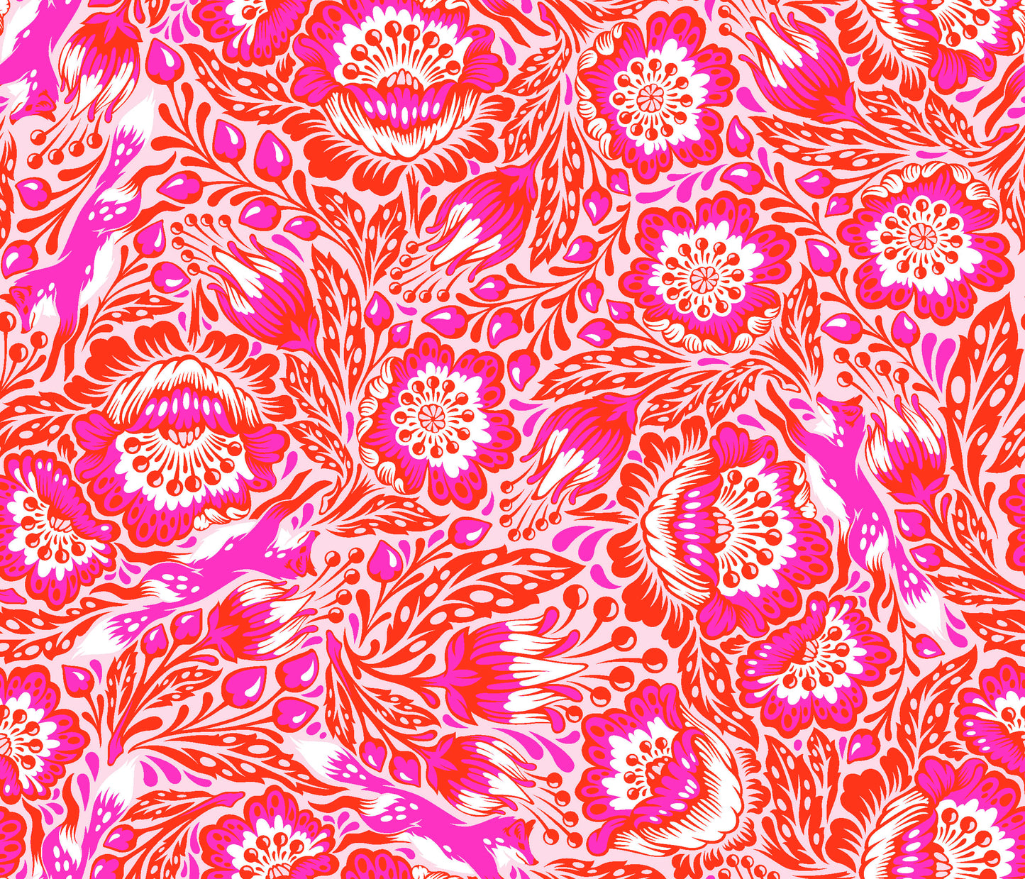 Out Foxed in Glimmer - Tiny Beasts By Tula Pink | PWTP184.GLIMEER