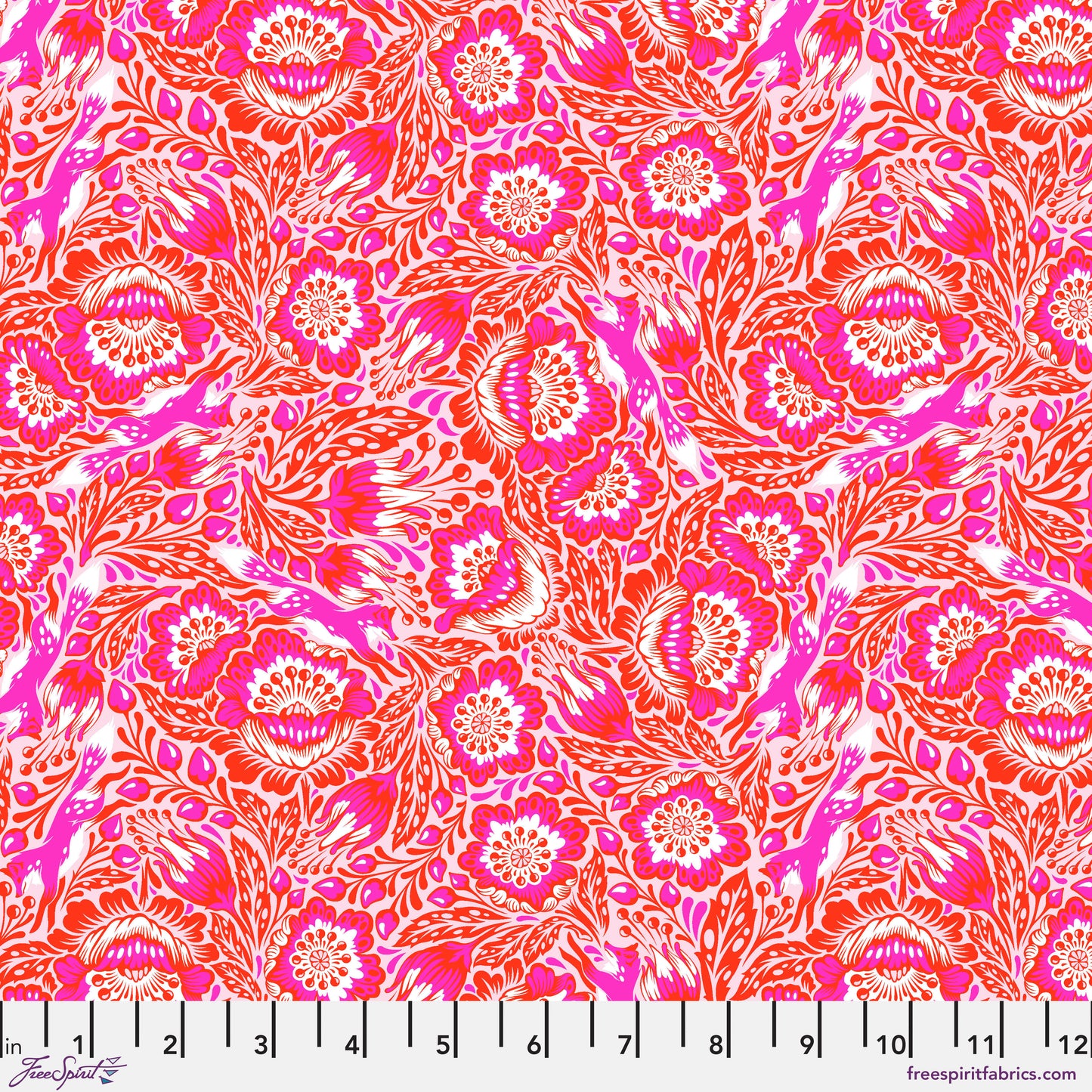 Out Foxed in Glimmer - Tiny Beasts By Tula Pink | PWTP184.GLIMEER
