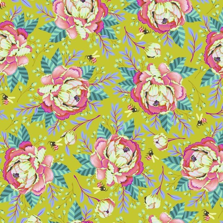 Kabloom in Dawn - Moon Garden by Tula Pink | PWTP195.DAWN