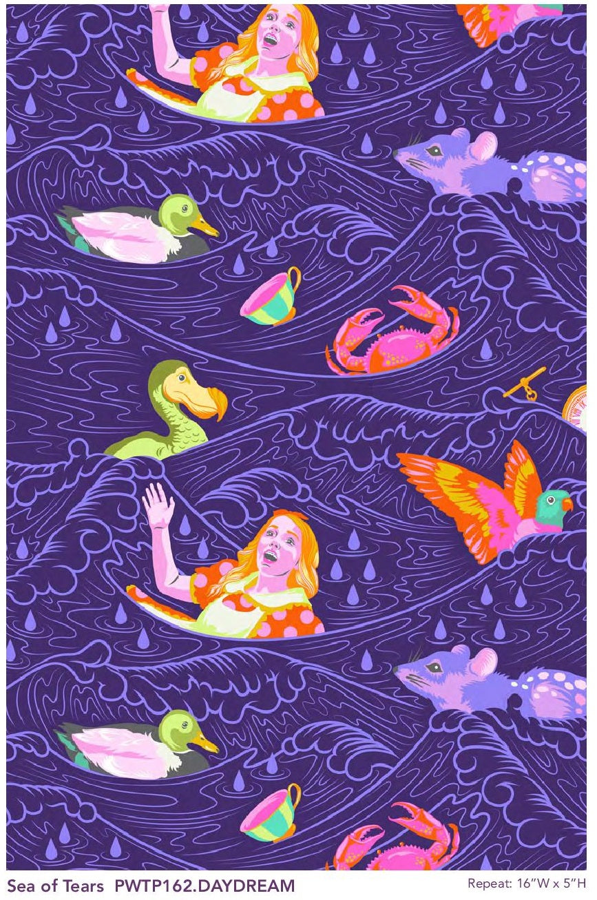 Sea of Tears in Daydream - Curiouser & Curiouser by Tula Pink | PWTP162.DAYDREAM
