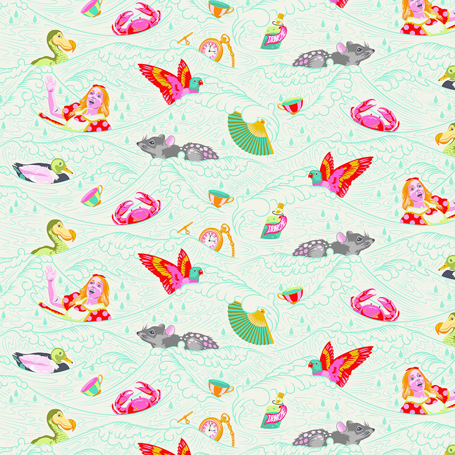 Sea of Tears in Wonder - Curiouser & Curiouser by Tula Pink | PWTP162.WONDER