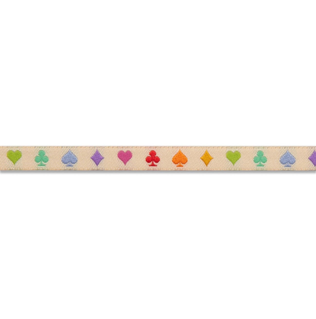Suited and Booted Ecru Ribbon 3-8in Tula Pink Curiouser & Curiouser | TK-70/10mm col 2_y | Sold by the Yard