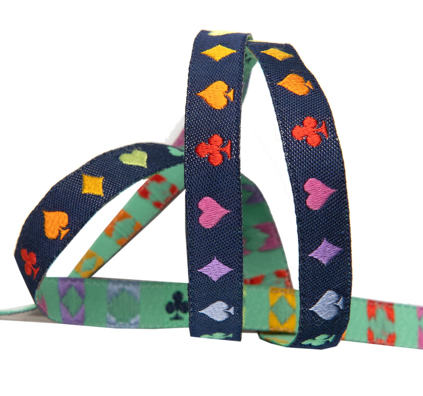 Suited and Booted Navy Ribbon 3-8in Tula Pink Curiouser & Curiouser | TK-70/10mm col 1_y