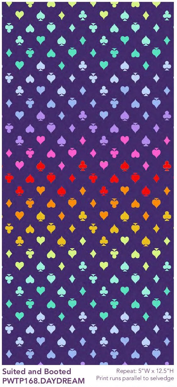 Suited and Booted in Daydream - Curiouser & Curiouser by Tula Pink | PWTP168.DAYDR