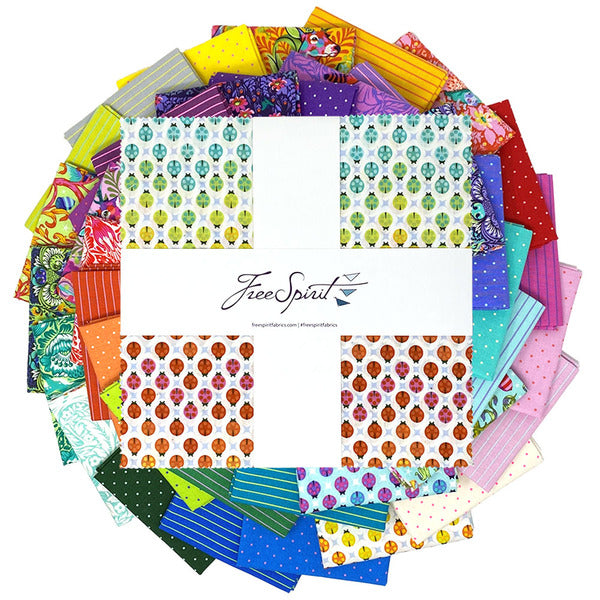 Tiny Beasts 10" Charm Square Pack by Tula Pink | FB610TP.BEAST