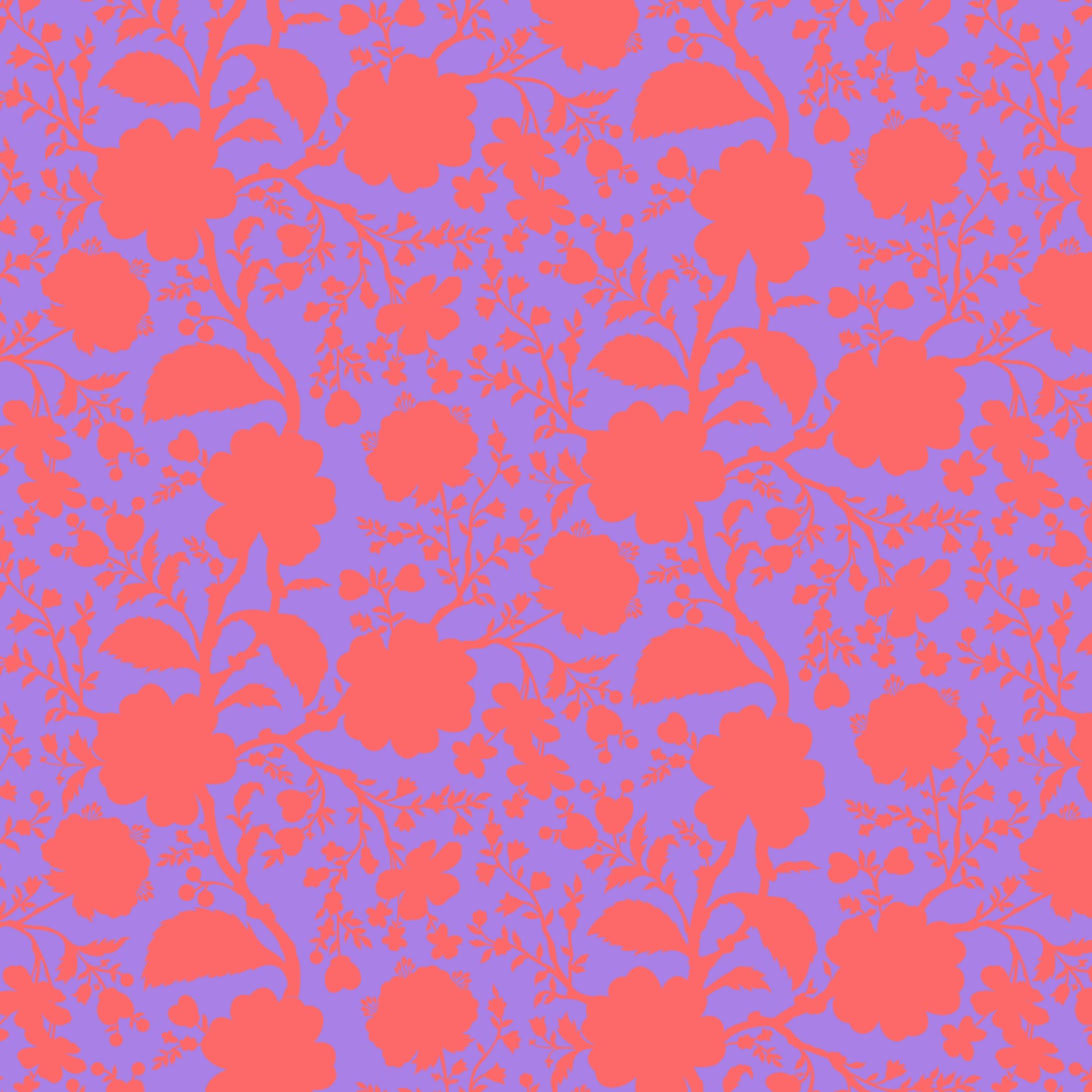 Wildflower in Tiger Lily - Tula's True Colors by Tula Pink PWTP149.TIGERLILY