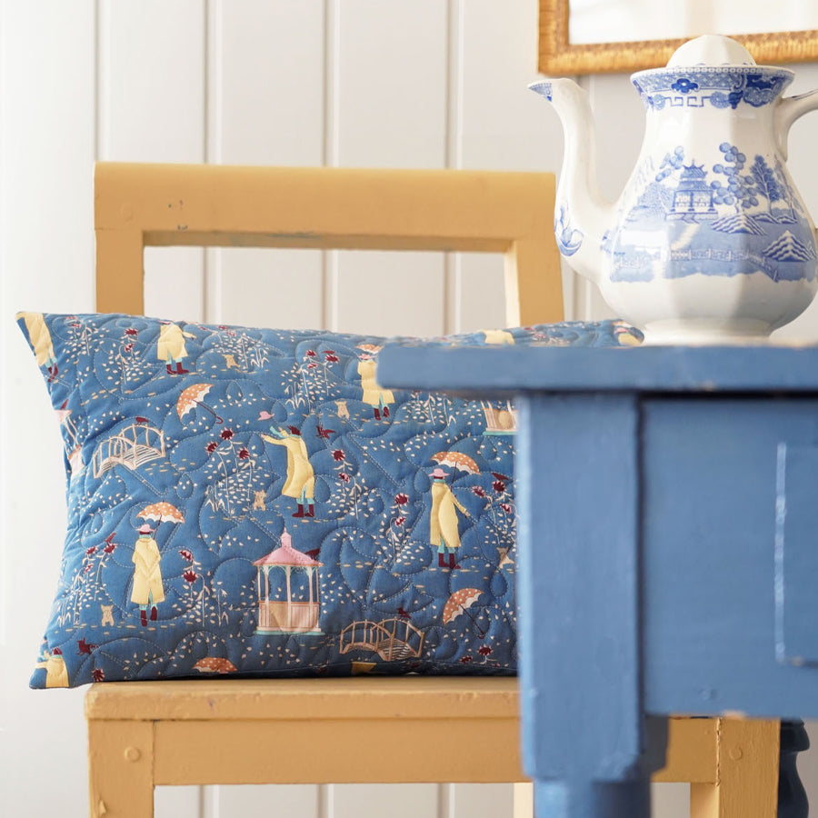 Windy Days Collection Blue Fat Quarter Bundle by Tilda fabrics | TIL300113