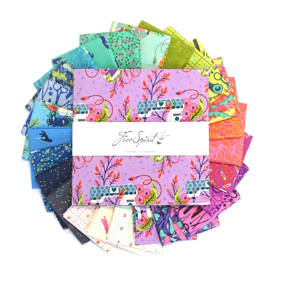 Homemade 10" Charm Square Pack by Tula Pink | FB610TP.HOMEMADE