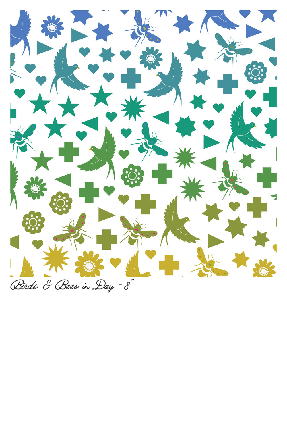 Seventy Six Bird and Bee in Day Art Theory by Alison Glass A-9699-L