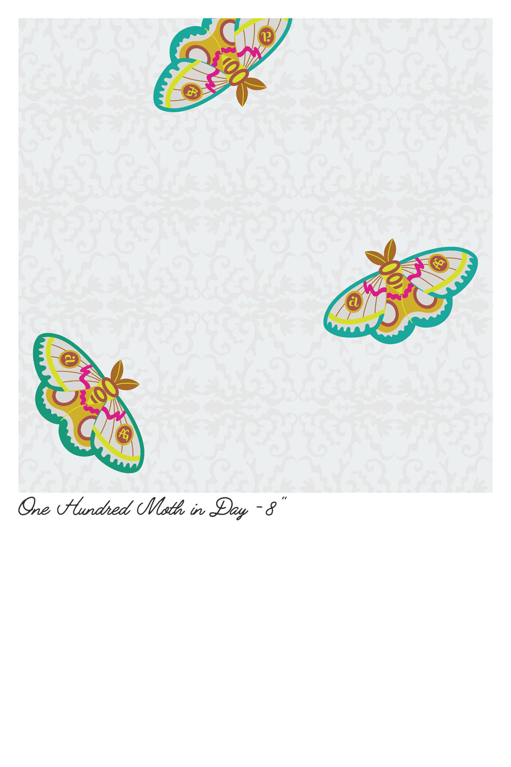 Rainbow 100 Moth in Day | Art Theory by Alison Glass | A-9700-L