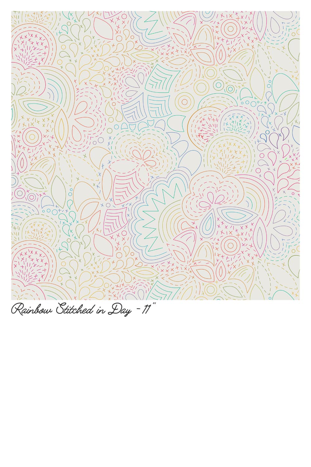 Rainbow Stitched in Day | Art Theory by Alison Glass | A-9702-L