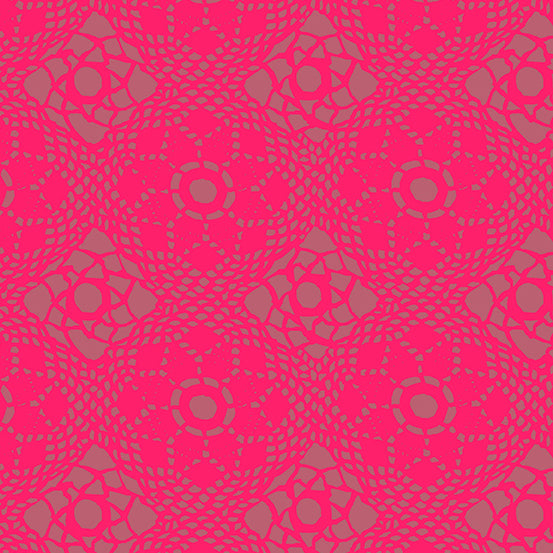 Crochet in Strawberry | Sun Print 2021 by Alison Glass | A-9253-E1