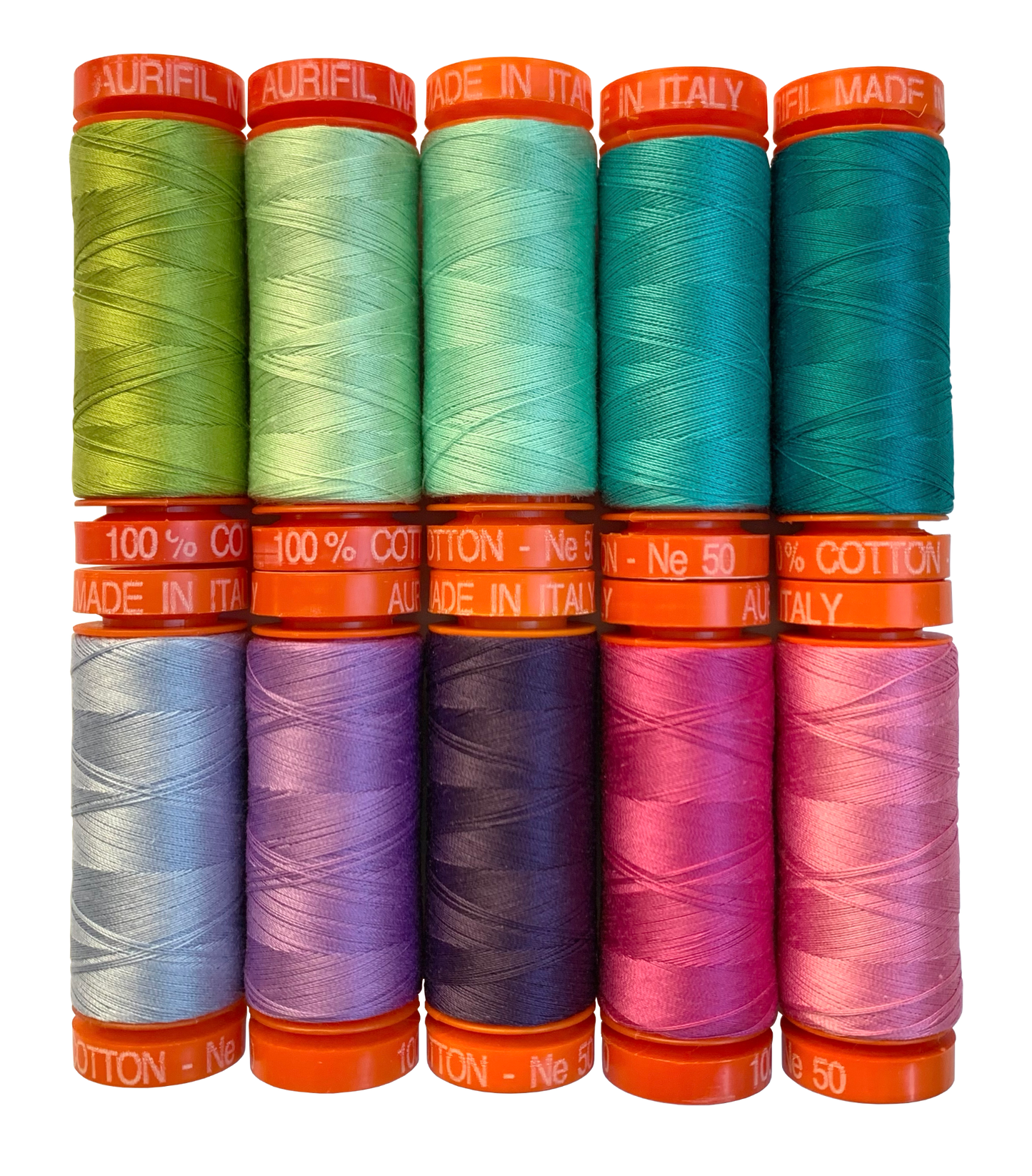 Curiouser and Curiouser Aurifil Thread Collection 50wt 20 Small Spools by Tula Pink | TP50CC20