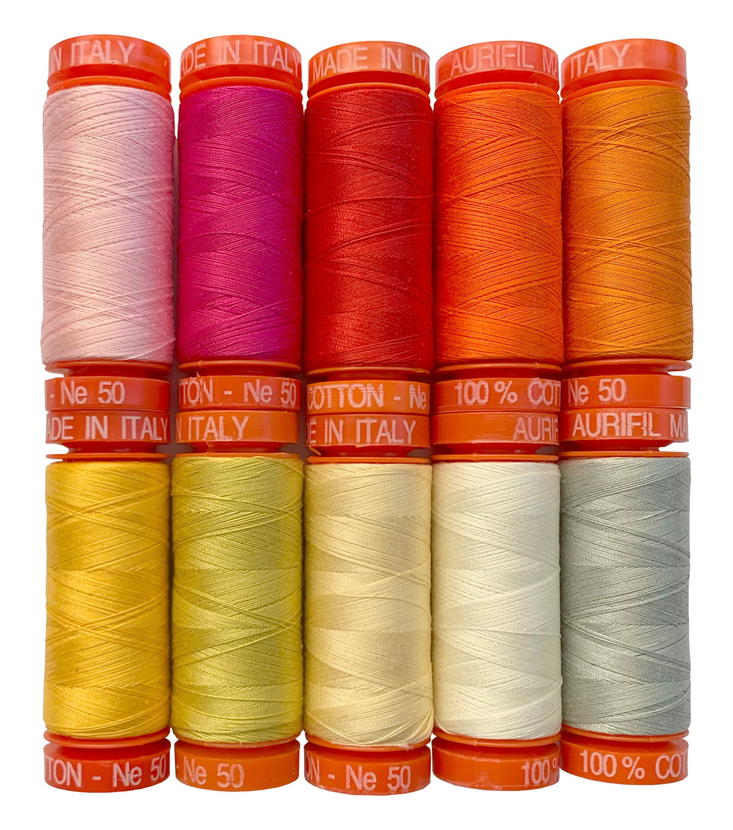 Curiouser and Curiouser Aurifil Thread Collection 50wt 20 Small Spools by Tula Pink | TP50CC20