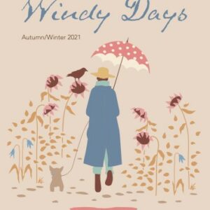 Windy Days Collection Camel Coral Fat Quarter Bundle by Tilda fabrics | TIL300114