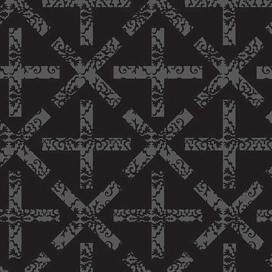 x and + in Night Art Theory by Alison Glass A-9704-C