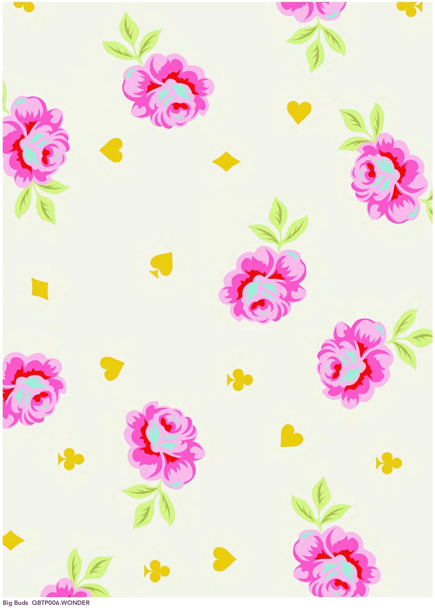 Big Buds in Wonder 108″ Wide Backing - Curiouser & Curiouser by Tula Pink | QBTP006.WONDER