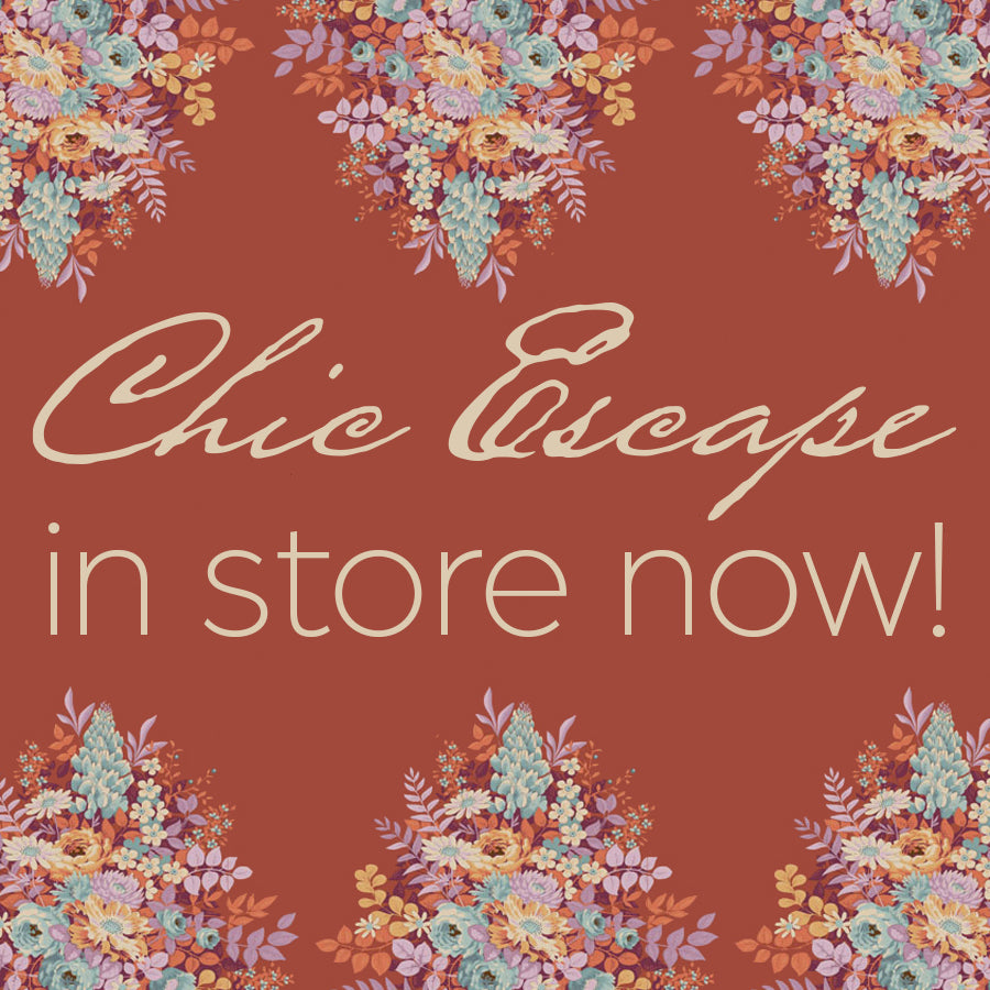 Chic Escape Green Teal Fat Quarter Bundle by Tilda Fabrics | TIL300131