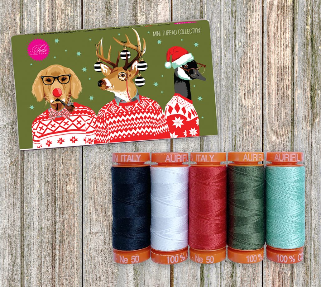 Holiday Homies Aurifil Thread Set 50wt by Tula Pink | TP50HH5